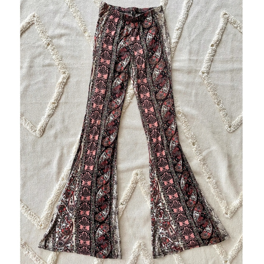 * Bohemian Stretchy Flare Bell Bottoms *